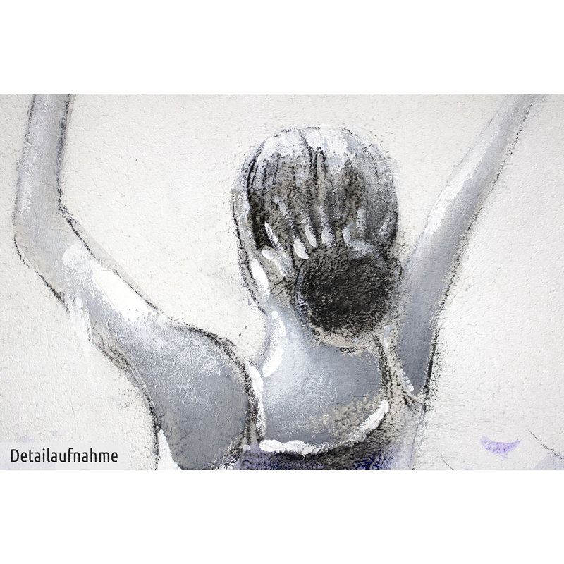 Handgemalt Acrylbild Primaballerina