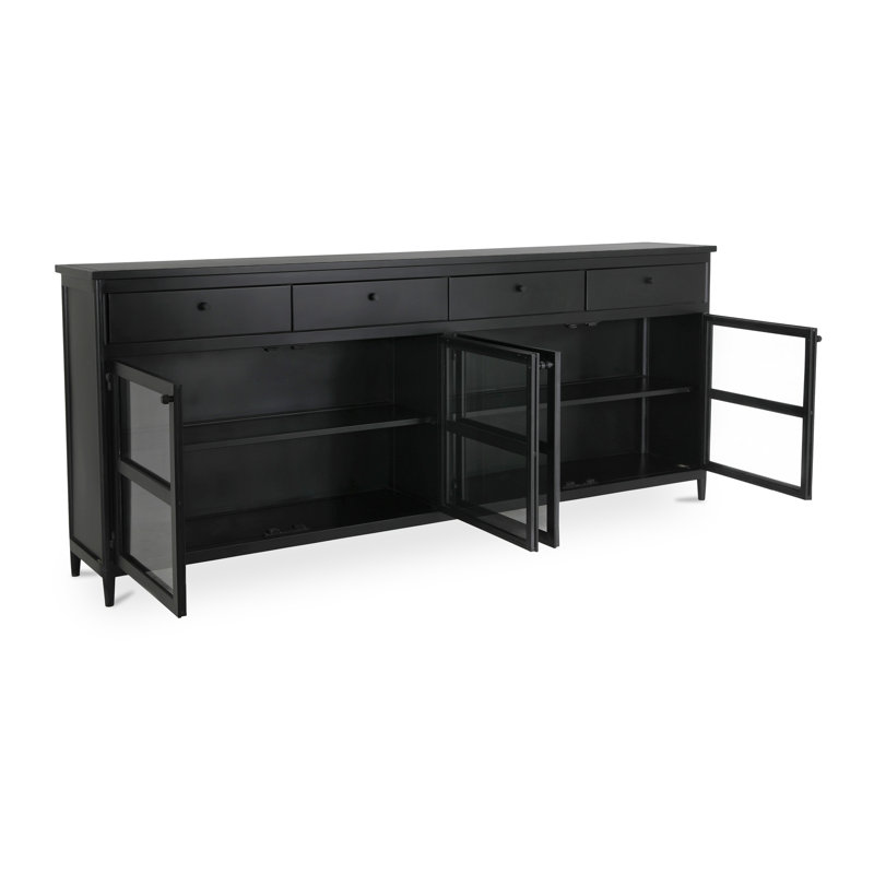 Henry Metal Sideboard Black