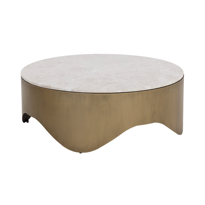 TABLE BASSE GUINEVERE - Crème