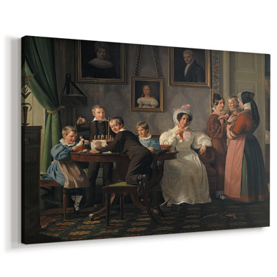 Portrait of the Waagepetersen Family-Wilhelm Marstrand-Gallery Wrapped Canvas-1836