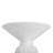 Outdoor White Marble Retro Speckled Textured All-Weather MGO Side Table – Indoor End Table For Home, Office, Living Room & Patio Decor