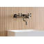 Robinet de salle de bain mural 2 trous Kingston-99099807