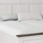 Lit Hamps, 2 tiroirs, structure en bois massif blanc et brun foncé-111734995