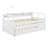 Priscyla Wood Daybed with 2 Trundles, 3 Storage Cubbies-2078704596