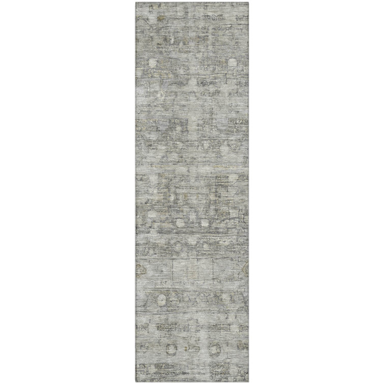Premium Machine Washable Ponce AMF1768 Geometric Rug
