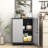 Garage Cabinets With Wheels, Small Storage Cabinet With Doors And Adjustable Shelves,locking Metal Garage Rolling Storage Cabinets For Home Office Utility Room-426256082