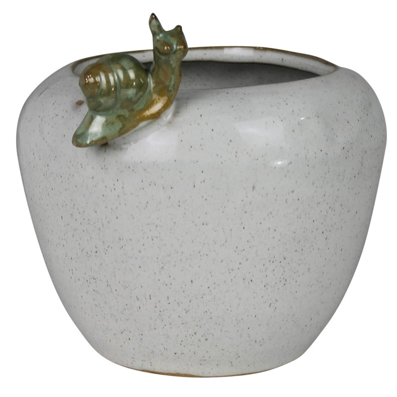 Pot With Snail, Ceramic
