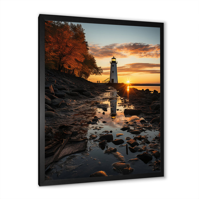 «Port Maritime Solace IV», reproduction sur toile, Cadre photo noir, H 32 po x l 24 po x P 1 po