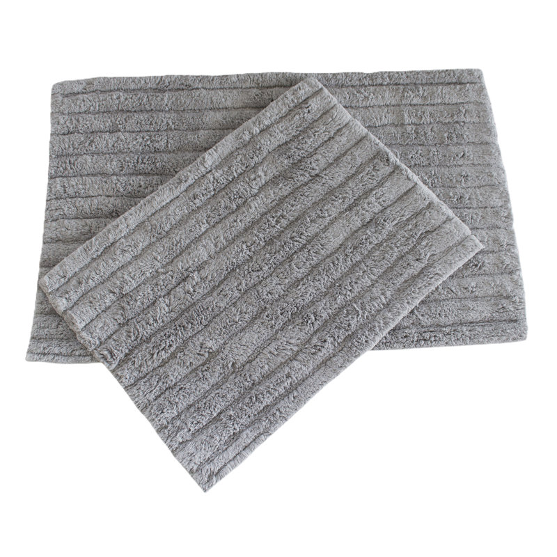 Milano Bath Rug Set, Gray