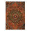 Mahiya Cotton Oriental Area Rug in Rust