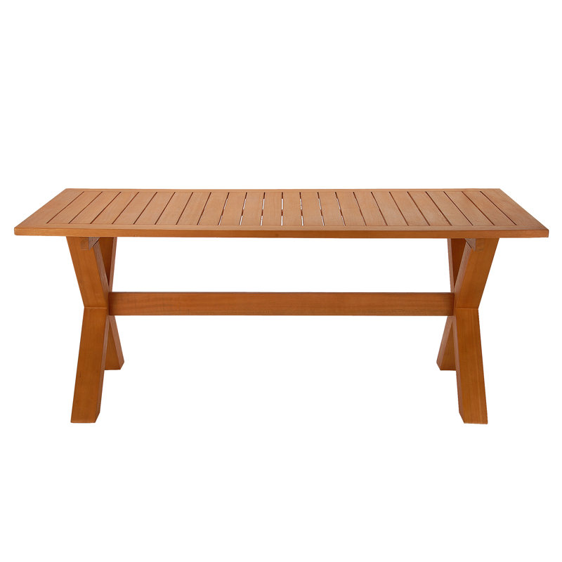 Table de salle à manger en bois massif Anrich