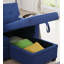 Canapé modulaire convertible rembourré avec méridienne coulissante-129889686-129889687