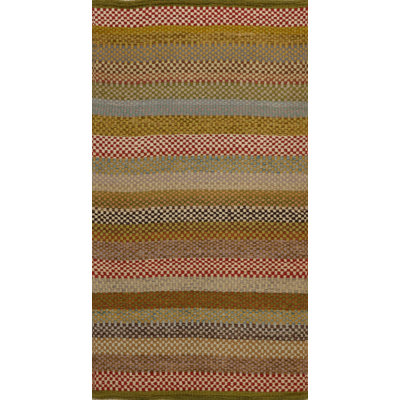 Striped Area Rug in Brown