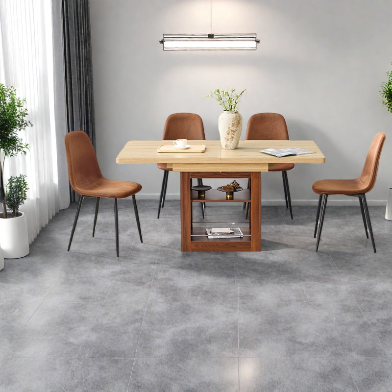 Ensembles de table de salle à manger extensible (doit inclure à la fois la table et la chaise) avec rangement
