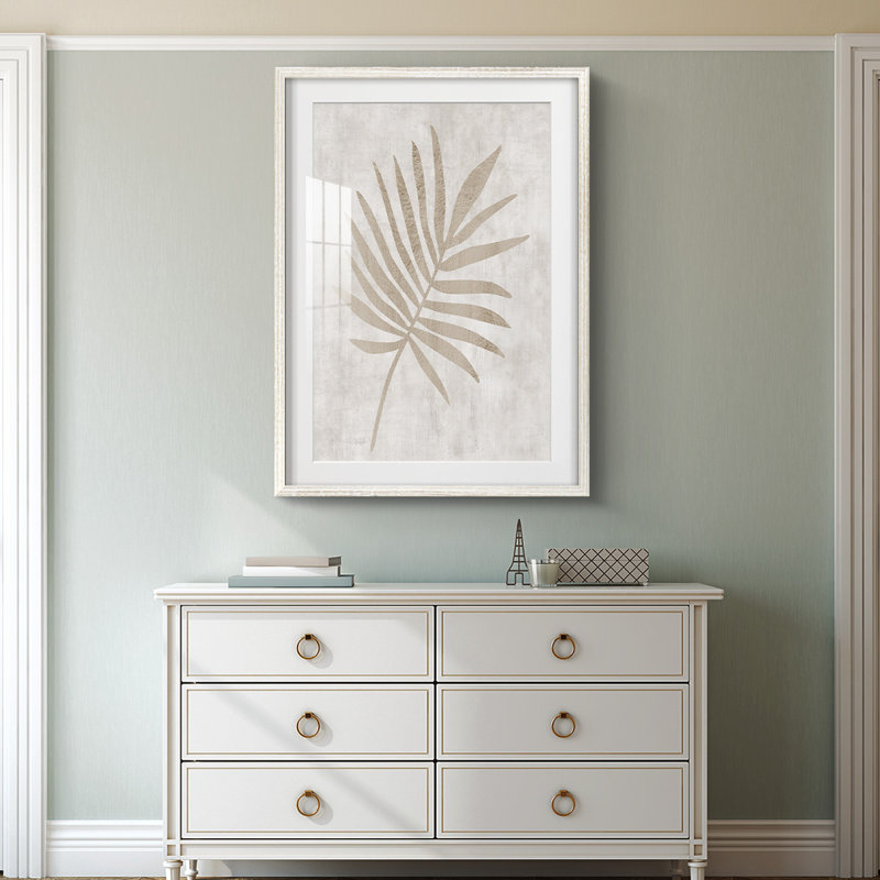 Santa Barbara - Toile tendue avec châssis, Blanc