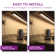 Inlight 40-inch 3 Color Levels LED Under Cabinet Lighting, Hardwired or Plugged-in, Selectable White 2700K/3000K/4000K