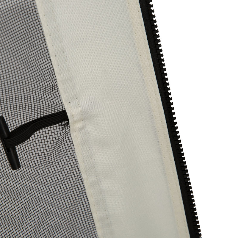 Outsunny Replacement Mesh Sidewall Netting For Patio Gazebos And Canopy Tents With Zippers (Sidewall Only)