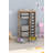 Modern Multi-Purpose Cabinet, Sonoma & Grey, 27.2 x 44.1 x 11.6 inches | 100% Melamine Coated Particle Board, Thickness: 0.7 inches | Numerous Adjustable Shelves, Wall-Mountable Design, Perfect for Home & Office Use-1496667207-1496667206