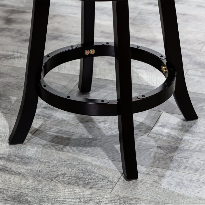 Tabouret pivotant 24 po en tissu beige