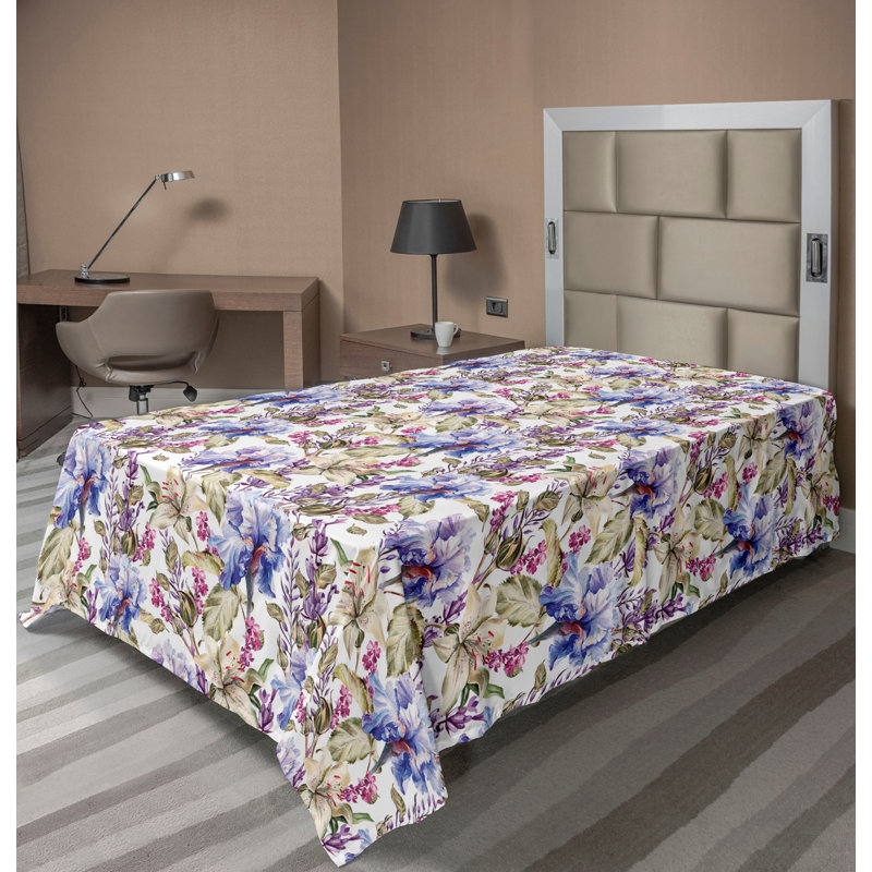 Drap plat Ambesonne, Drap plat pour lit simple