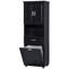 Grande armoire de salle de bain avec panier à linge, grand panier à linge inclinable et armoire de rangement supérieure-1748867044