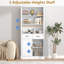 Bibliothèque moderne de 71,4 po avec 2 portes et 2 tiroirs, armoire de rangement avec poignées rétro pour le salon, la chambre à coucher et le bureau à domicile-1039014231