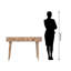 Dorinda 110cm Solid Wood Console Table