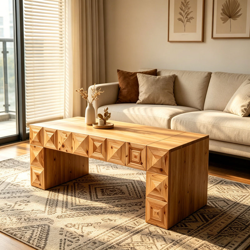 Table basse rustique 47,24 "