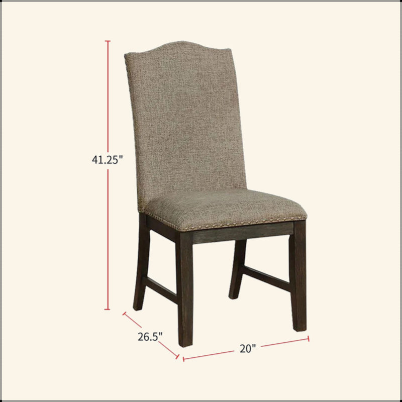 Structure gris espresso de style transitionnel 2pc