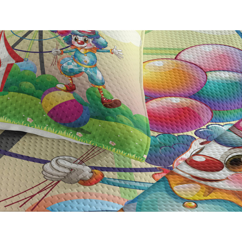 Polyester Coverlet, King Bedspread + 2 Shams
