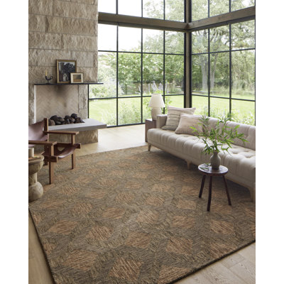 Kadidia Hand Tufted Wool Geometric Indoor Rug