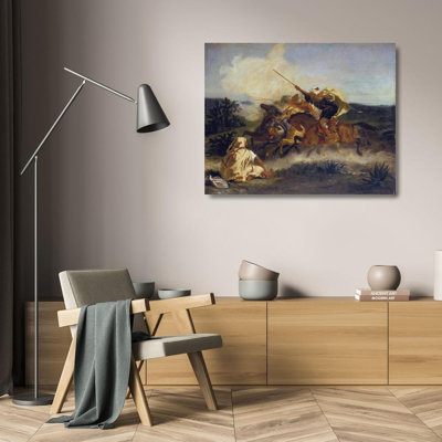 "Arabian Fantasy" by  Eugène Delacroix - Gallery Wrap Canvas Wall Art