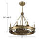 Taylorsville 30" 8-Light Fandelier with Remote Control