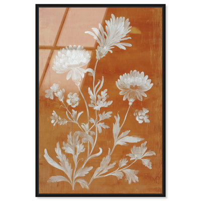 «Chrysanthemum I», reproduction d'art acrylique encadrée par Art Remedy, cadre noir, 30 x 45