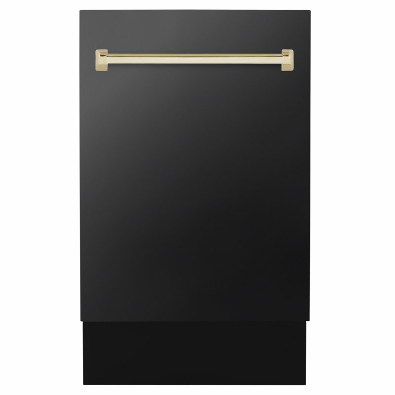ZLINE 18" 15 dBA Top Control Dishwasher, Gold