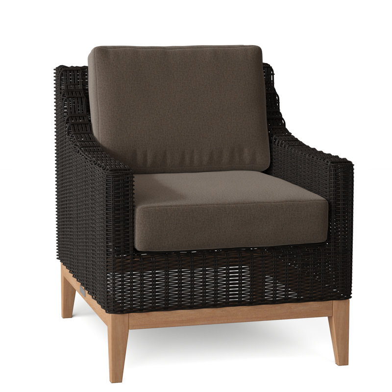 Frances Outdoor Lounge Chair, Ash, Frances Black