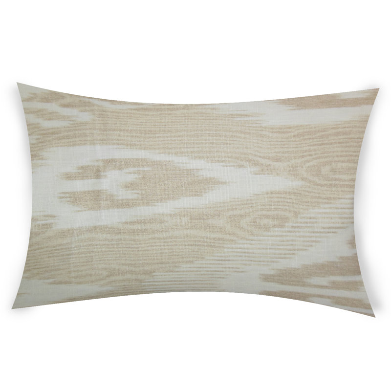  Housse de coussin rectangulaire et insert, Gris, 12 po x 24 po