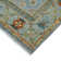 Wool Geometric Area Rug in Gray