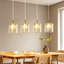 G9 Polished Chrome Crystal Pendant Light with Glass Shade for Kitchen Island-1246540715-1246540725
