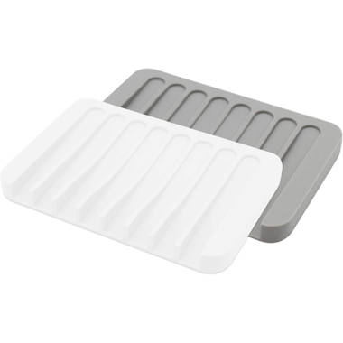 Flow Self-Draining Soap Tray - Yamazaki | Silicone Soap Dish | Digs