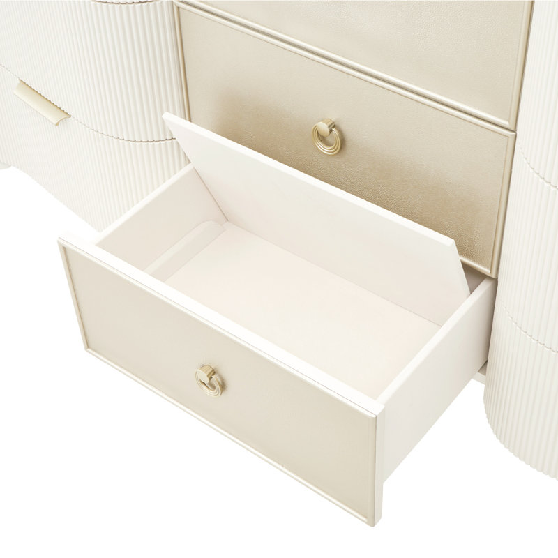 Commode La Marisia - perle crémeuse