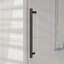 Porte de douche en verre coulissante sans cadre l 56-60 po x H 75,5 po avec quincaillerie en acier inoxydable-108111465