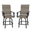 Chaise de patio pivotante avec coussin-379978798