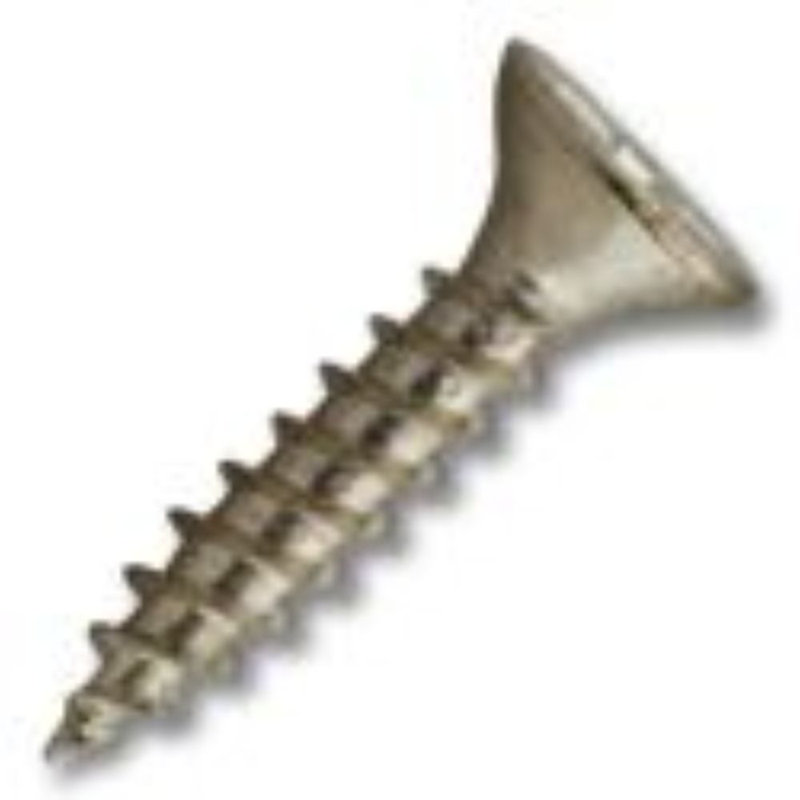 #5 x 5/8 in. Polished Brass Philips Flat Head Coarse Thread