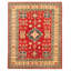 Rahiem One-of-a-Kind 5'0" X 6'4" New Age Wool Area Rug in Red