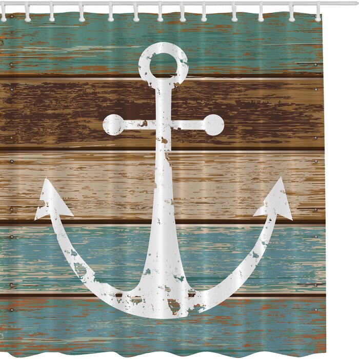 Breakwater Bay Pell Shower Curtain with Hooks Included & Reviews | Wayfair