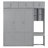 Versatile Queen Size Murphy Millican with Integrated Storage and Desk for Space Optimization