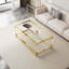 Table basse transparente