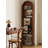 Nordic Minimalist Yellowwood Storage Wall-Mounted Full-Length Mirror