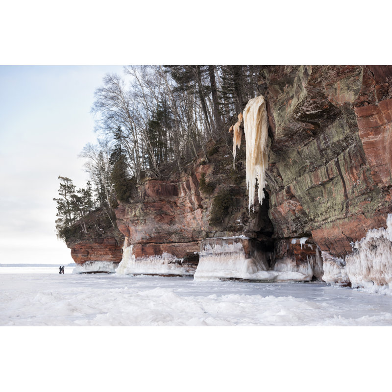 Apostle Island Ice Caves by Wanderluster - Wrapped Canvas Print, 61cm H x 91cm W x 3.8cm D